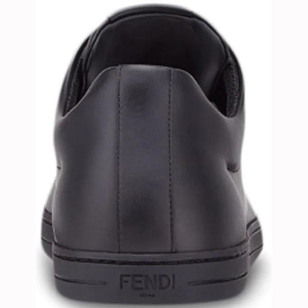 19秋冬 新作 FENDI レザー ロートップスニーカー VIP PRICE 7E1239A3X6